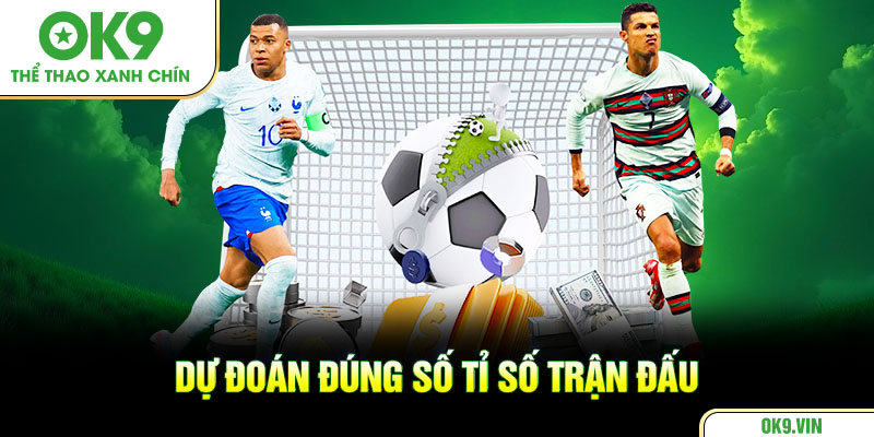 Dự đoán đúng số tỉ số trận đấu